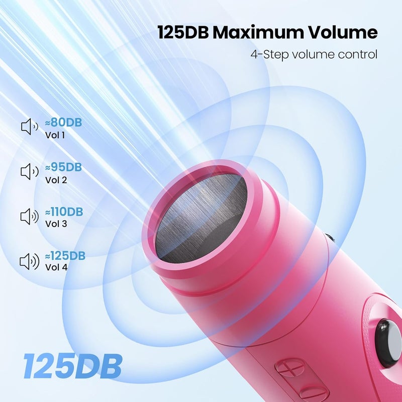 WANJOTEC Electronic Whistle for Teacher Coaches, 3 Tones Adjustable 130db Loudest High Volume Handheld Emergency Electric Whistles for Referee, P.E.Outdoor Sports Whistles with Lanyard - Image 3